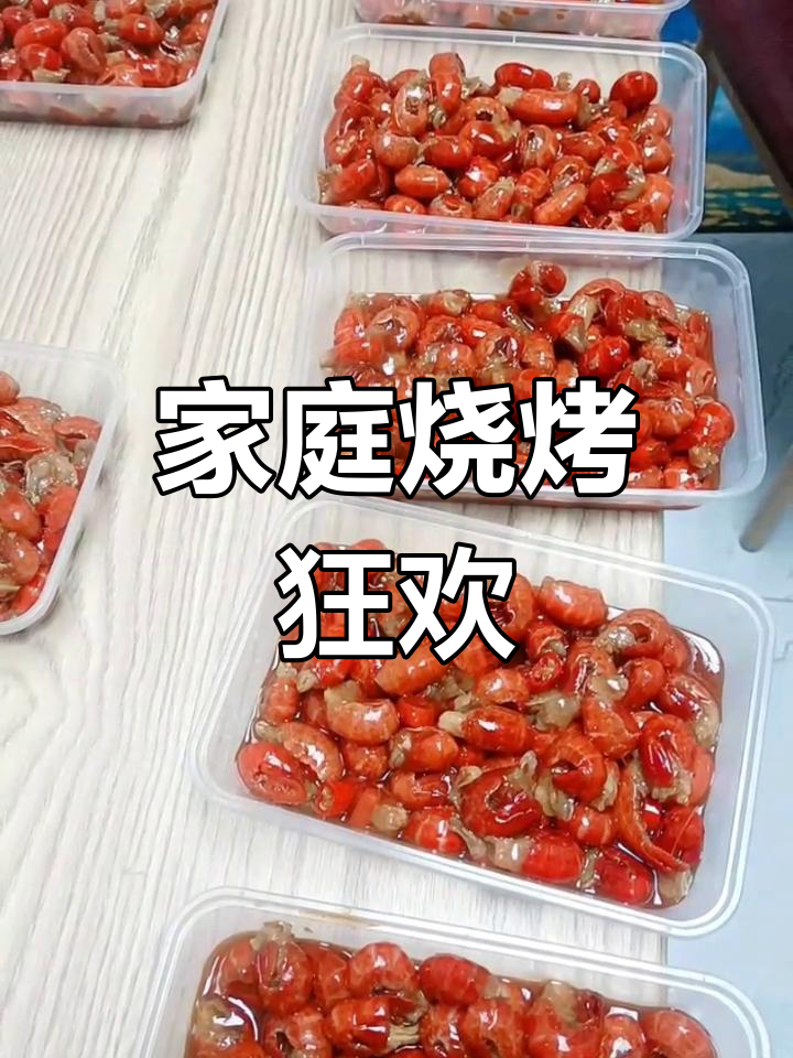 家庭烧烤盛宴,海鲜、串类应有尽有!