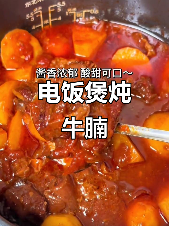 番茄土豆炖牛腩,电饭煲版复杂做法大揭秘