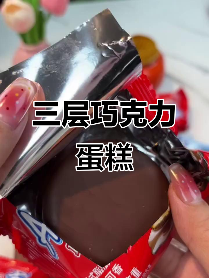 盼盼梅尼耶巧克力蛋糕,三层口感让人停不下来