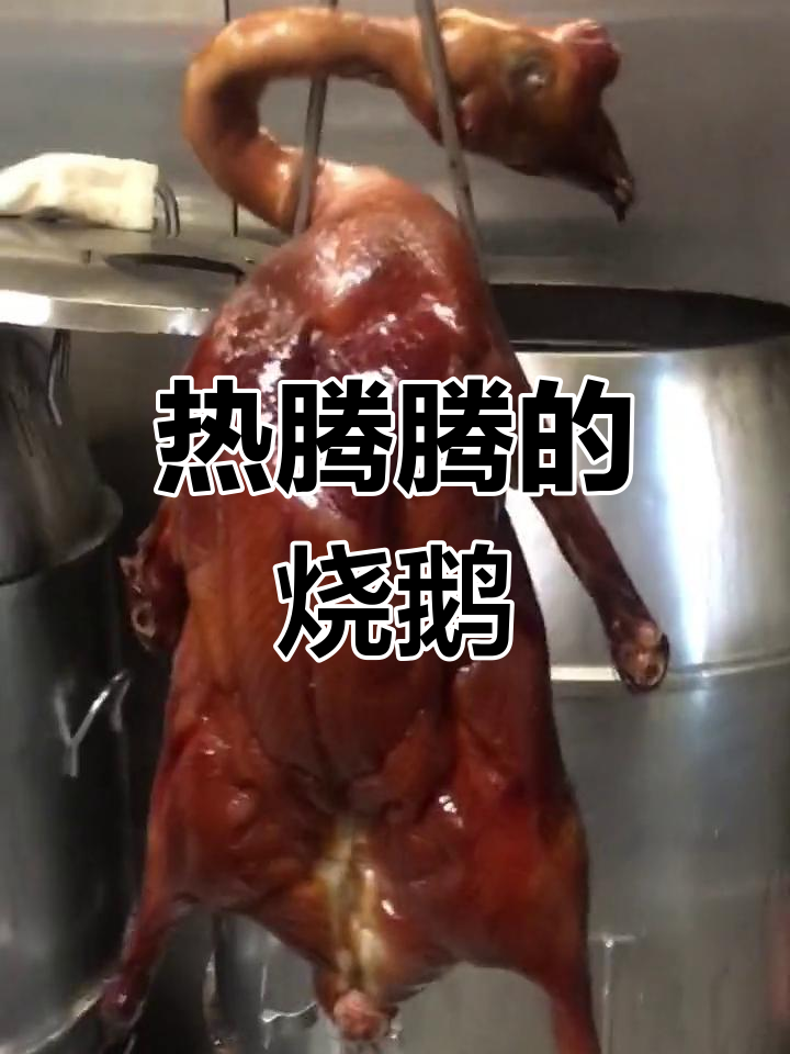 新鲜出炉的深井烧鹅,香气扑鼻