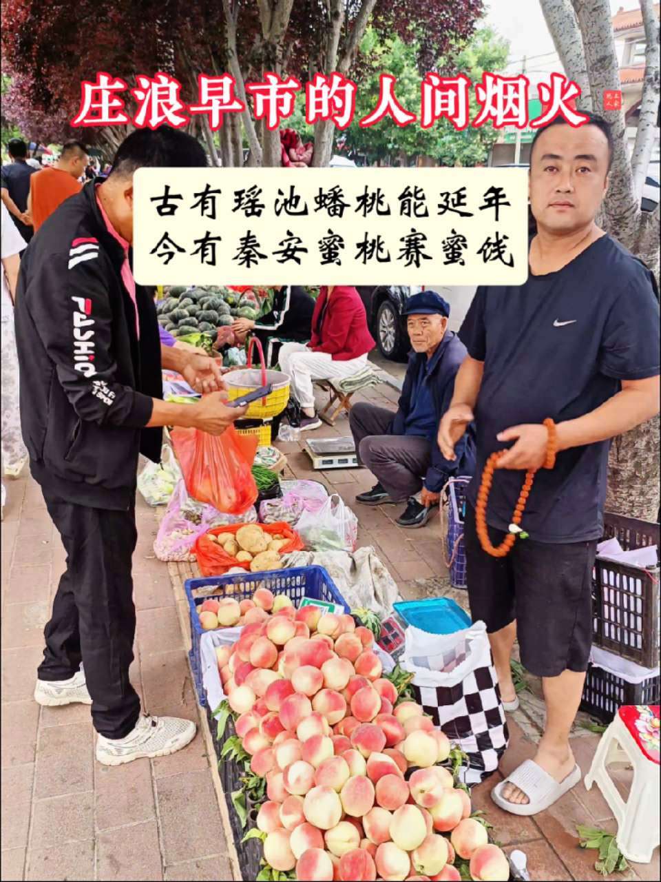 庄浪早市:烟火人间的温柔诗篇 从仲春到中秋,庄浪早市宛如一颗璀璨明珠,镶嵌在城市的一角,散