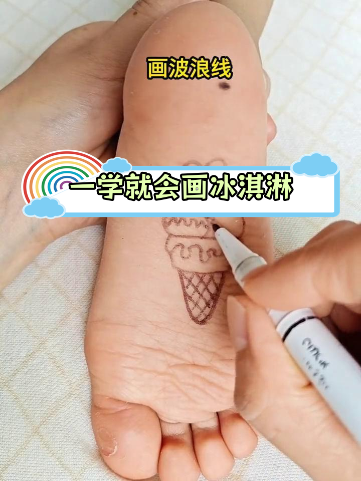 创意简笔画:画出美味冰激凌