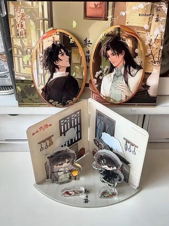 《红白囍》与君倾眸系列现货啦，场景立牌还可以点灯