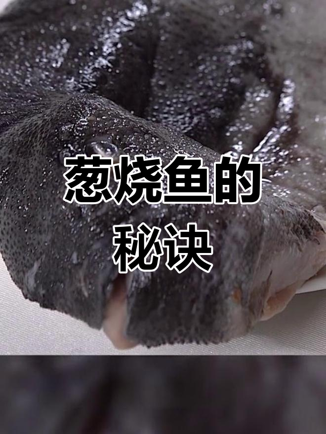 葱烧鱼皮嫩滑,鱼肉鲜美,赶紧试试吧!