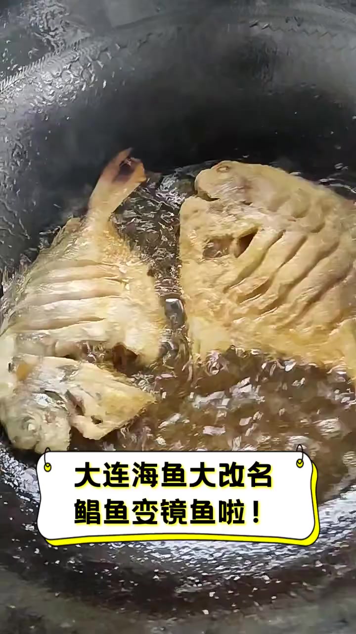 大连海鱼大改名,鲳鱼变镜鱼啦!