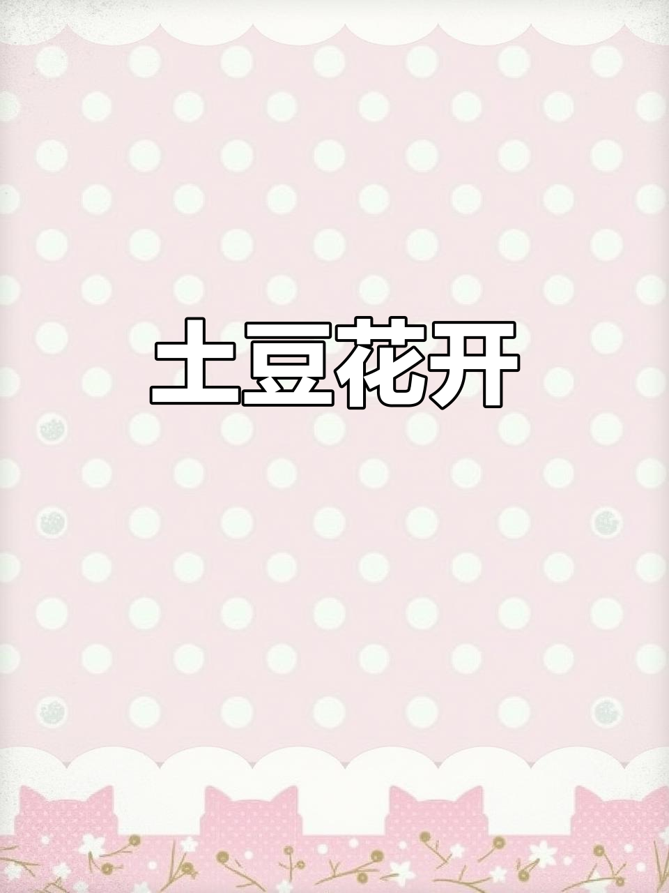沙漠中的土豆花10月盛开,预计秋季收获!
