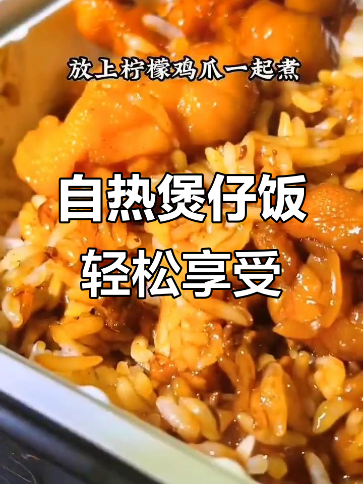 15分钟搞定卤肉煲仔饭,懒人必备自热美味