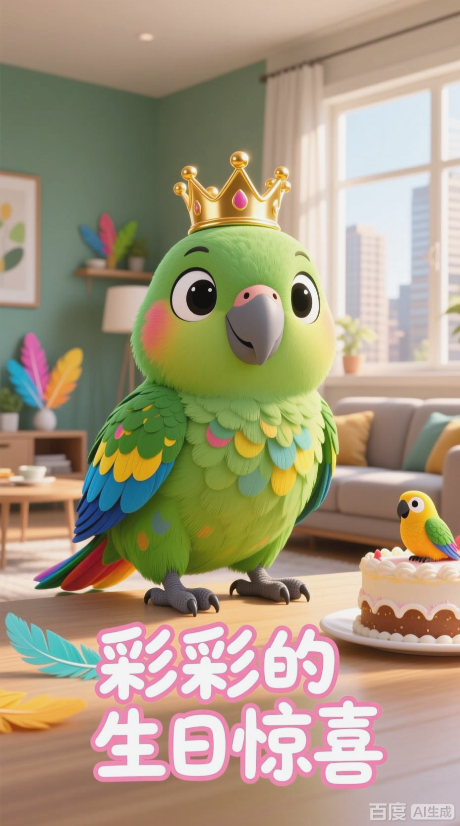 彩彩的三岁生日，温馨与欢乐同在