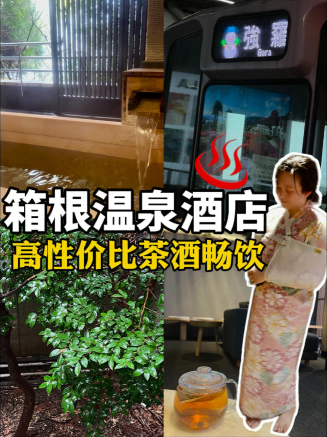 宝藏箱根温泉酒店,位置好房间大1次泡到爽