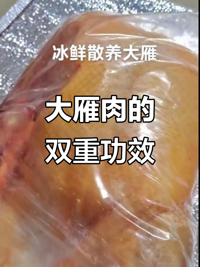大雁肉营养丰富,预防癌症,堪称美味与健康的完美结合