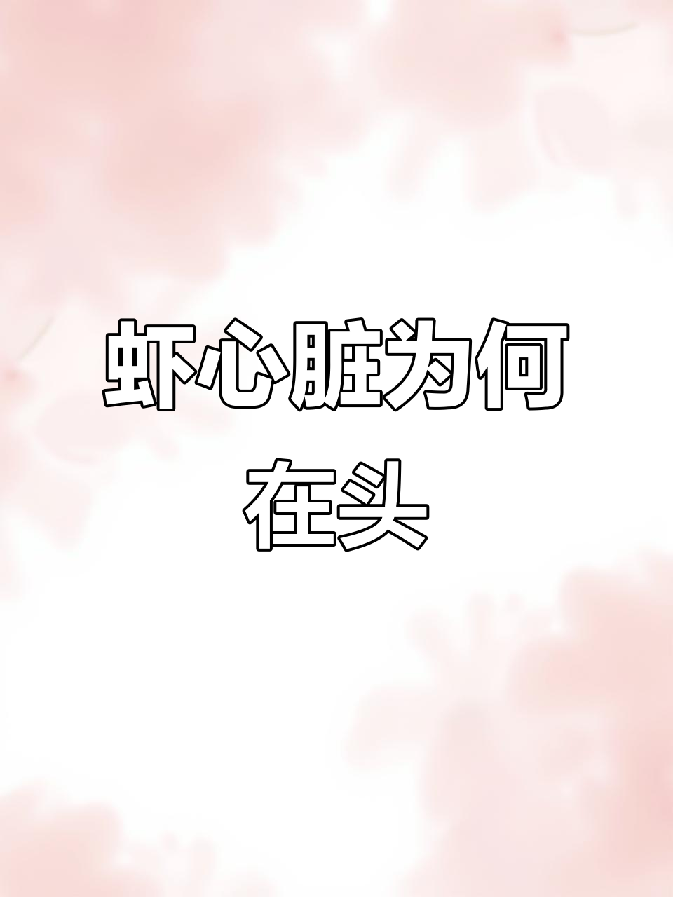 虾的心脏竟然在头部,揭秘海底生物的奇特结构