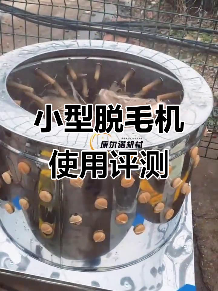 小型脱毛机效果实测,轻松去鸡鸭鹅鹌鹑鸽子毛发