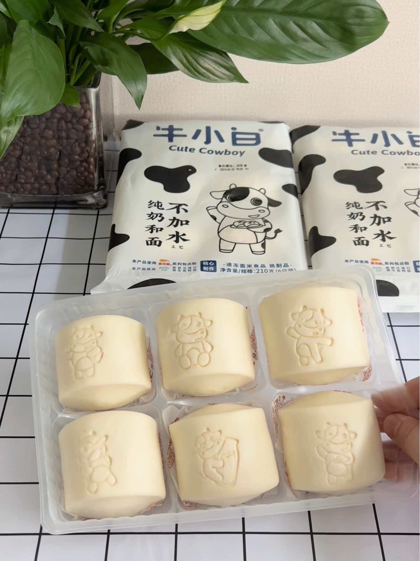 馒头 牛小白 牛小白牛奶馒头 面食 早餐