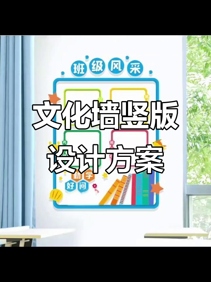 班级文化墙竖版设计全攻略,打造个性化教室风格