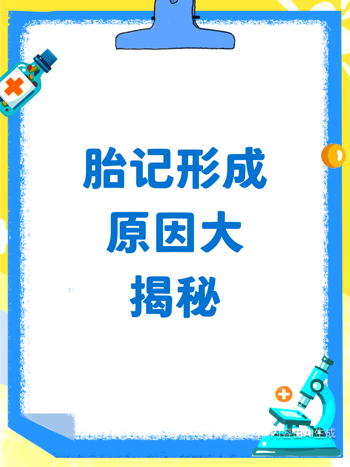 胎记是怎么形成的?90%的人都不知道的秘密!