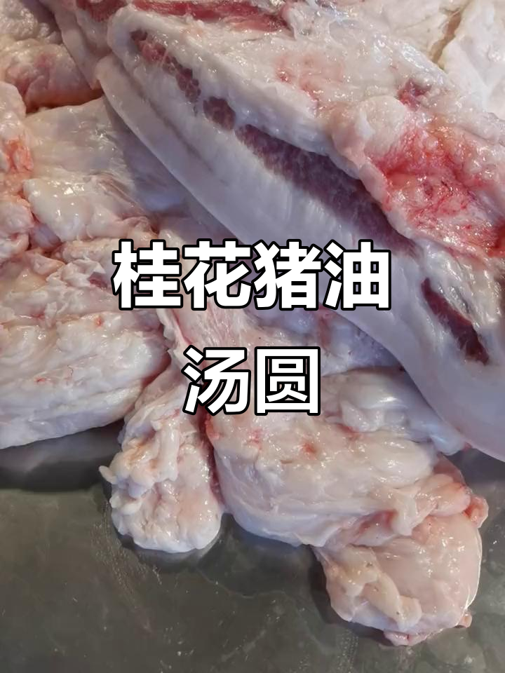 8月桂花香,猪油熬制汤圆馅料成早餐新选择!