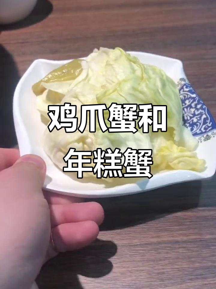 鸡爪蟹VS年糕蟹,哪个才是你的最爱?