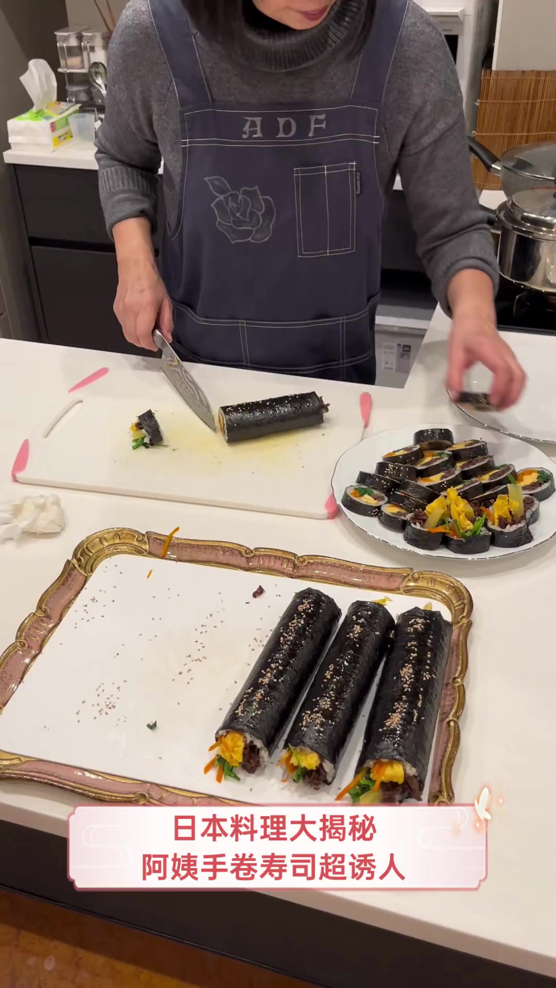 日本料理大揭秘,阿姨手卷寿司超诱人