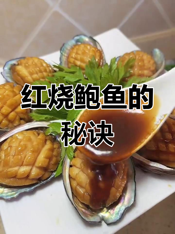 红烧鲍鱼,简单又美味,营养丰富,轻松学会!