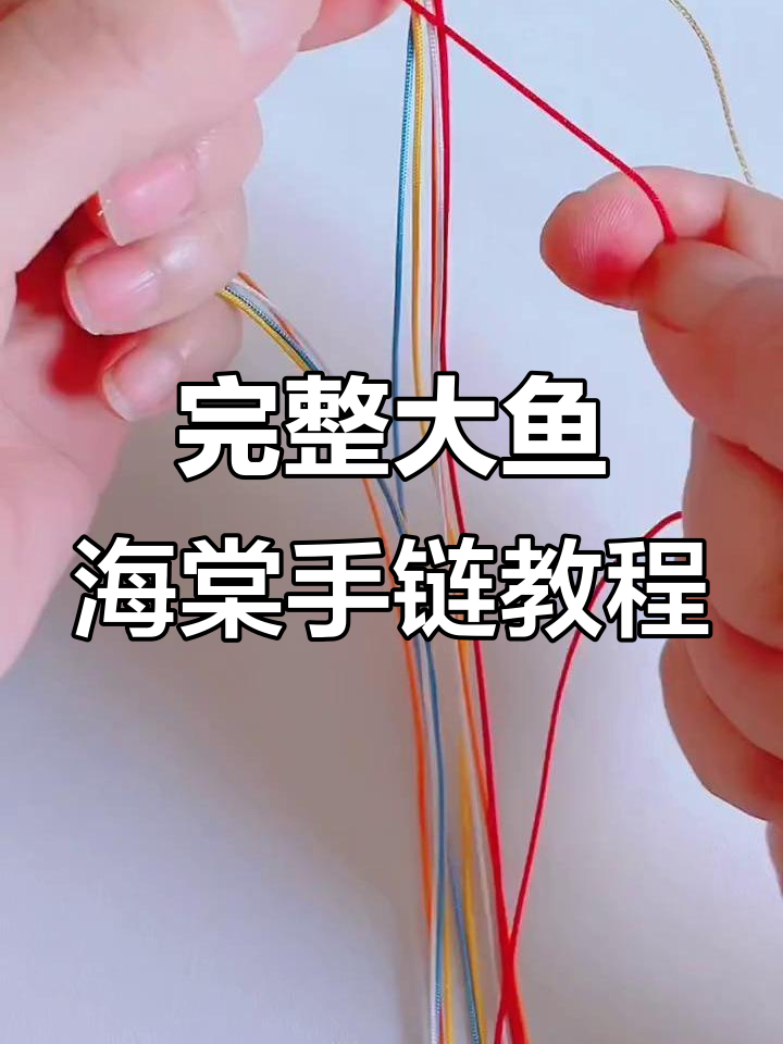 大鱼海棠手链编织教程,详细步骤教你轻松完成