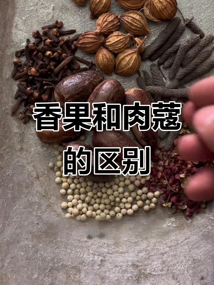 香果与肉蔻大不同,麻香味更胜一筹
