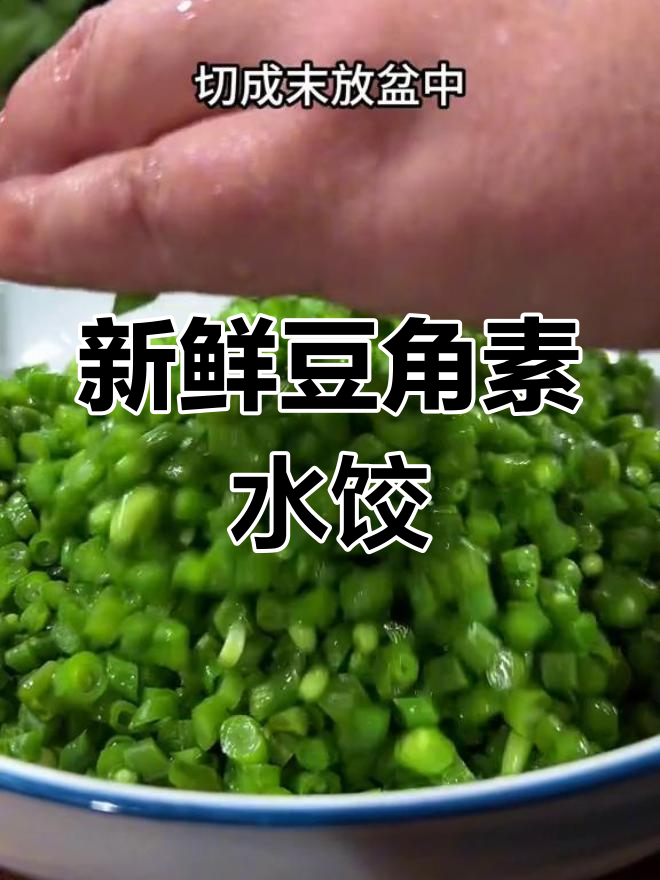 豆角素饺子馅做法,鲜美又营养