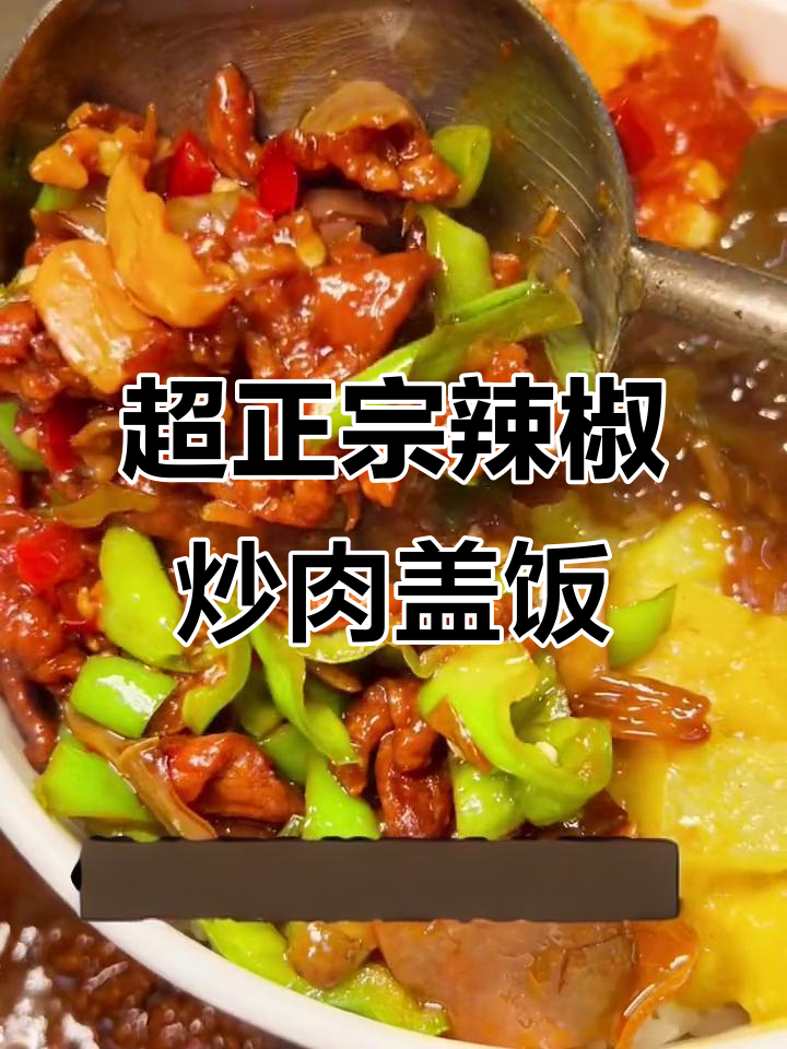岭门街的湖南辣椒炒肉盖饭,吃上一口就停不下来!