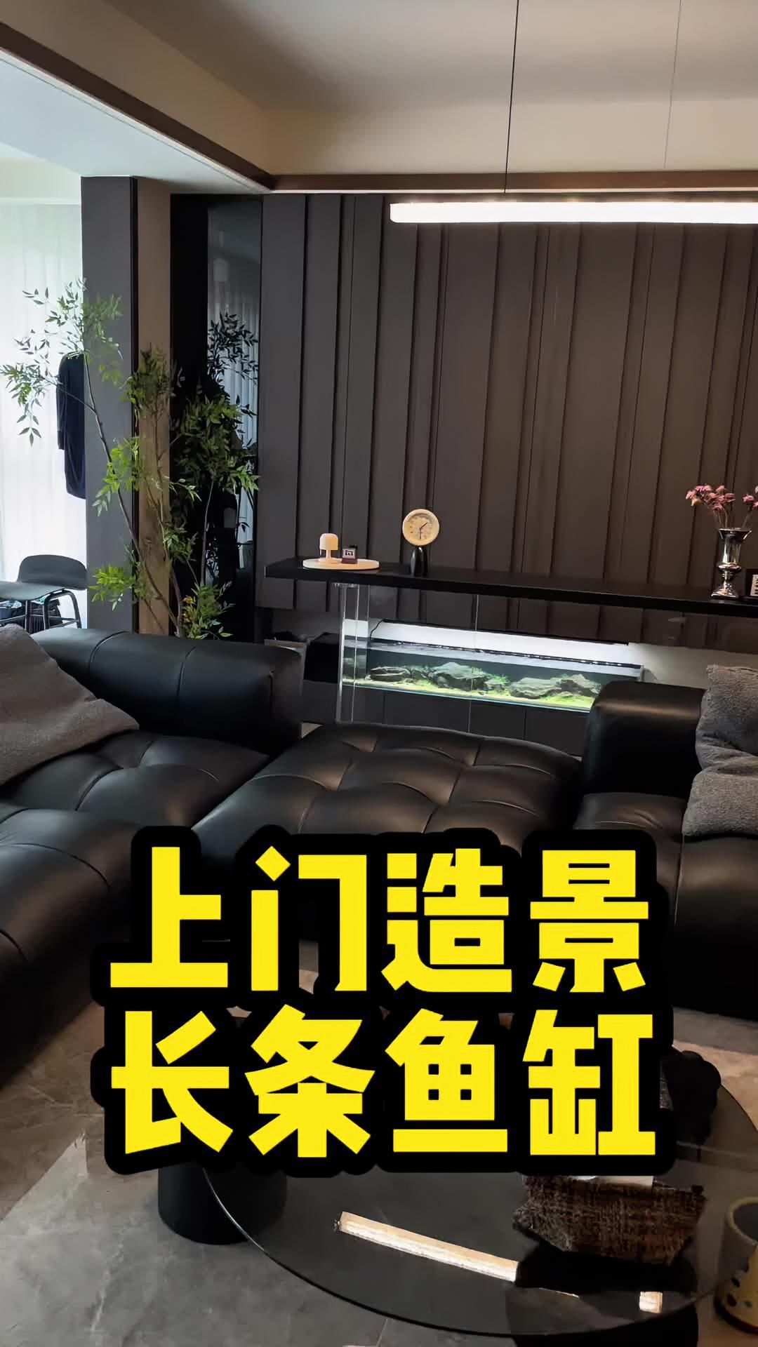 这个鱼缸整得我也想搞一个,太舒服了~ 养鱼 造景 养鱼人 开缸
