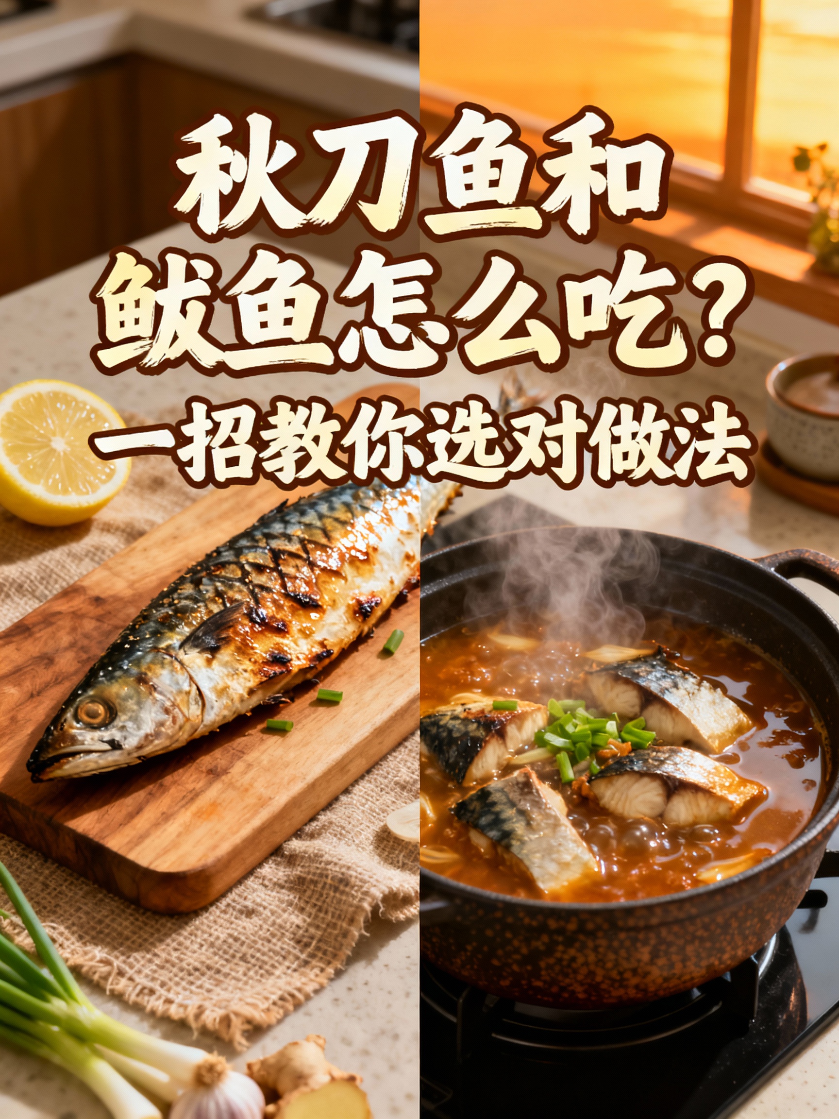 秋刀鱼和鲅鱼怎么吃?一招教你选对做法