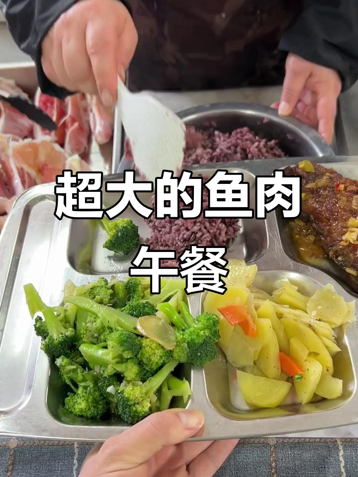 午餐大餐,鱼超大超美味!