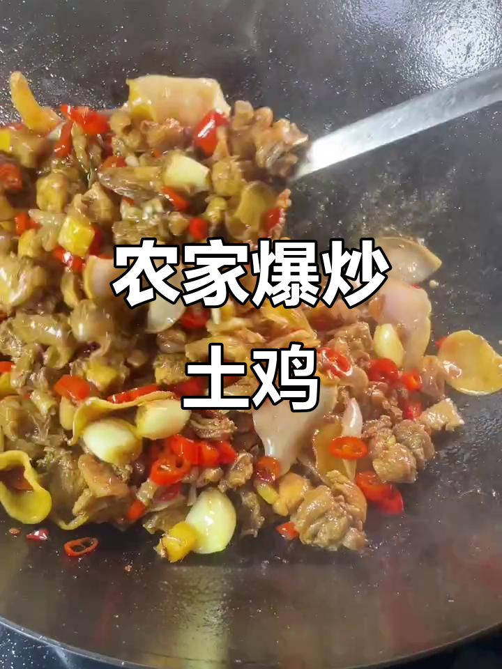农家爆炒土鸡,香辣入味,下饭又过瘾