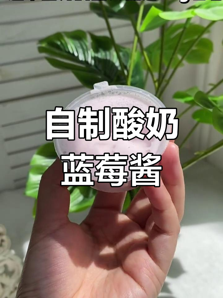 酸奶蓝莓酱,水果沙拉新搭配