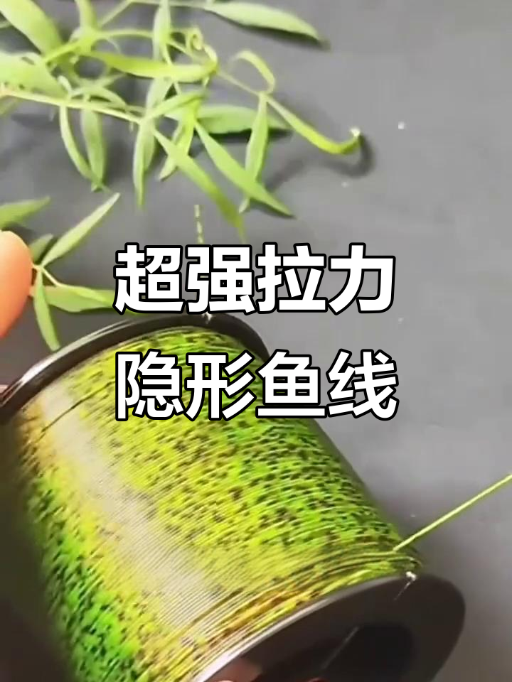 德国斑点鱼线,超强拉力防切,钓大鱼必备