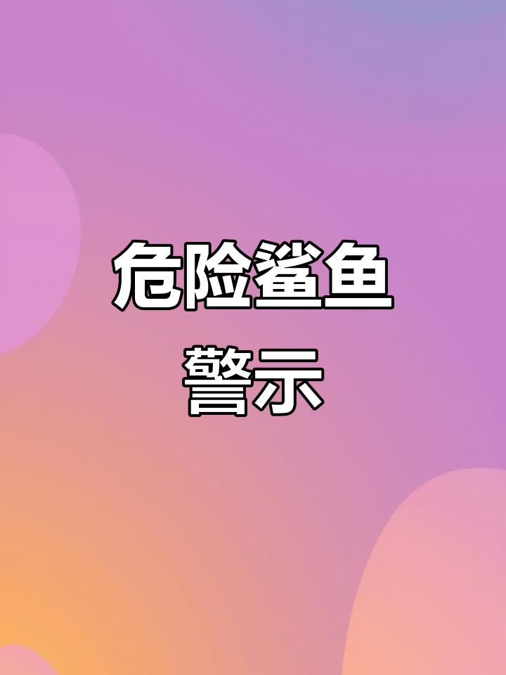 海中游泳，遇到这些鲨鱼赶紧逃！它们凶猛又致命！