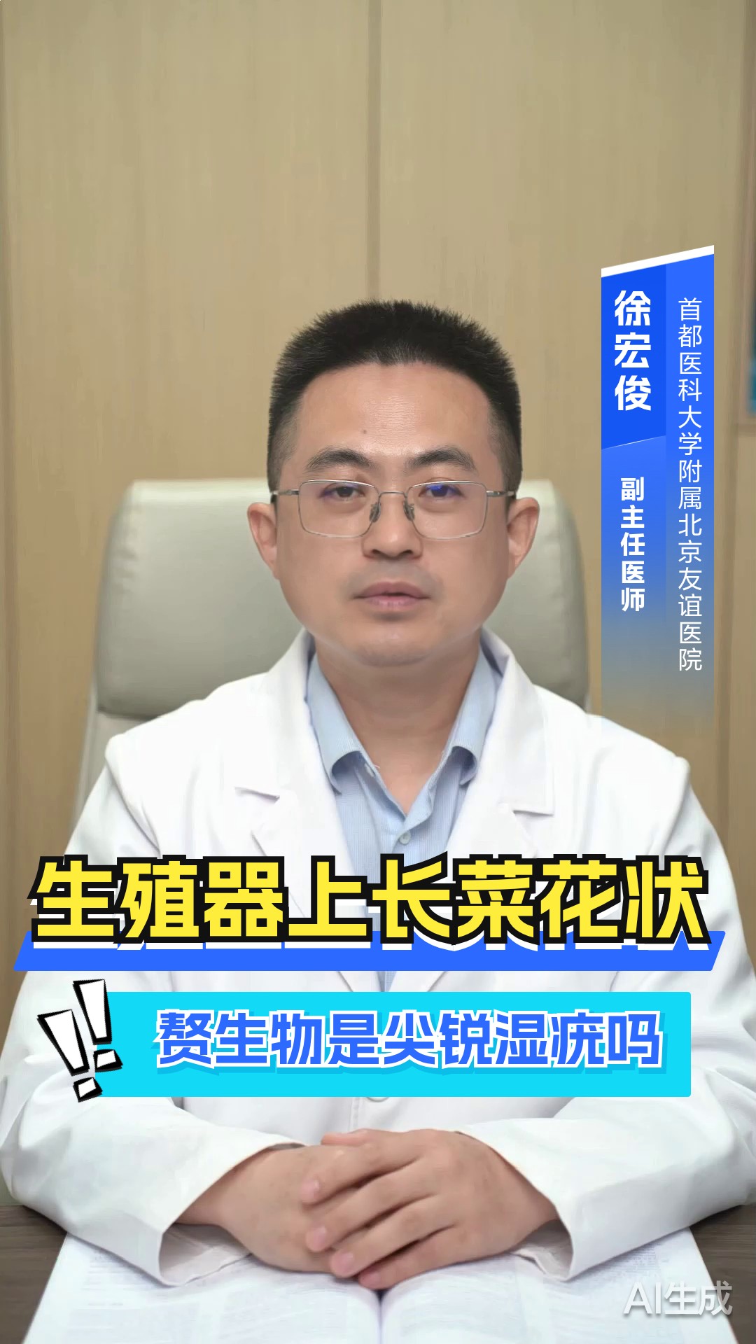 生殖器上长菜花状赘生物是尖锐湿疣吗