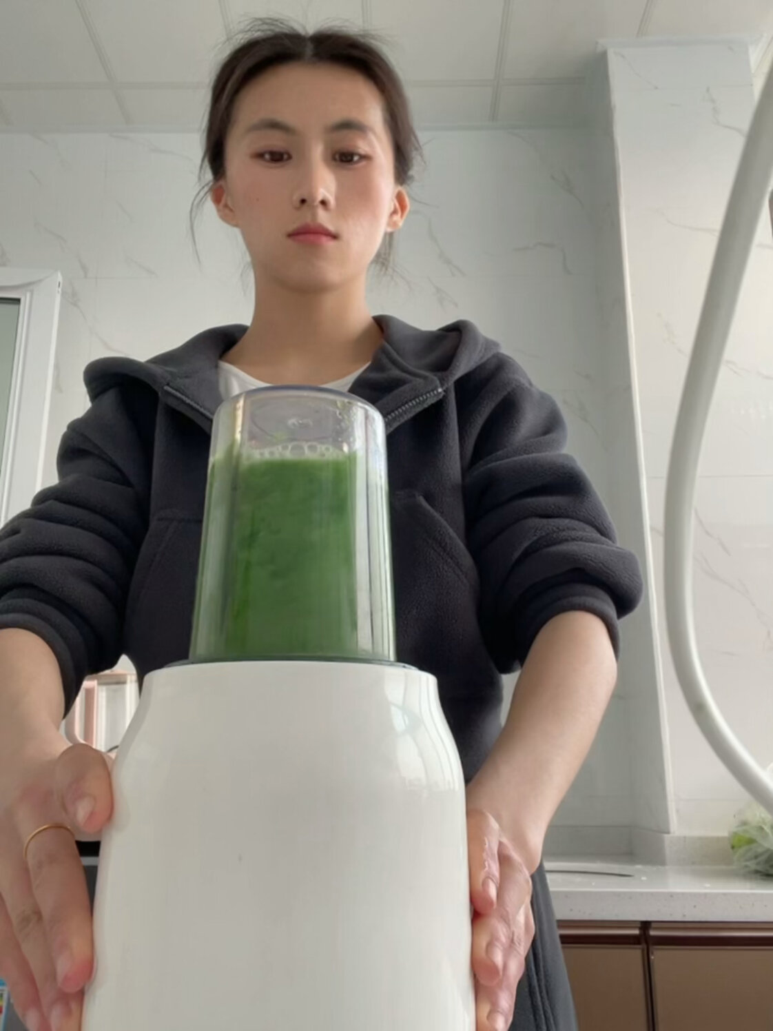 运动减脂好喝榨菠菜汁