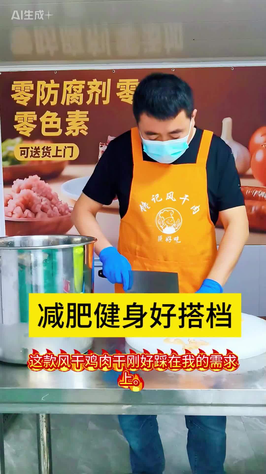 健身党都懂,练后想吃肉又怕踩雷?这款风干鸡肉干刚好踩在我的需求上。用的是去油鸡胸肉,自然风