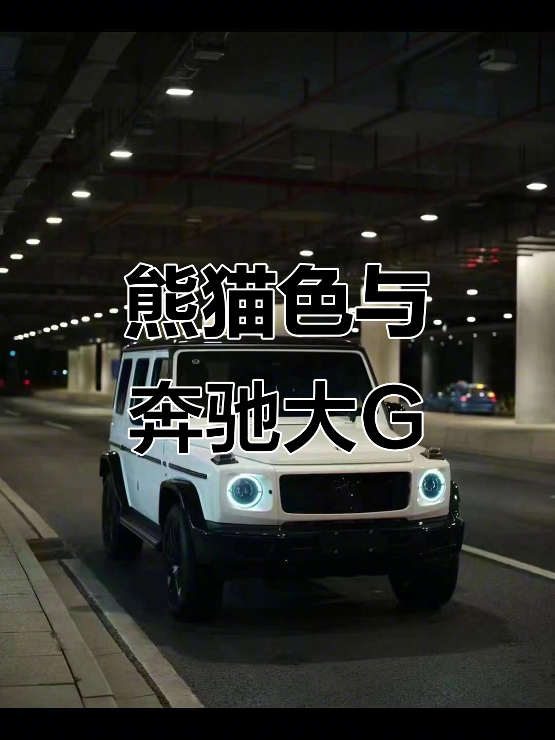 熊猫颜色真可爱,奔驰大G和八喜冰淇淋蛋糕的完美搭配