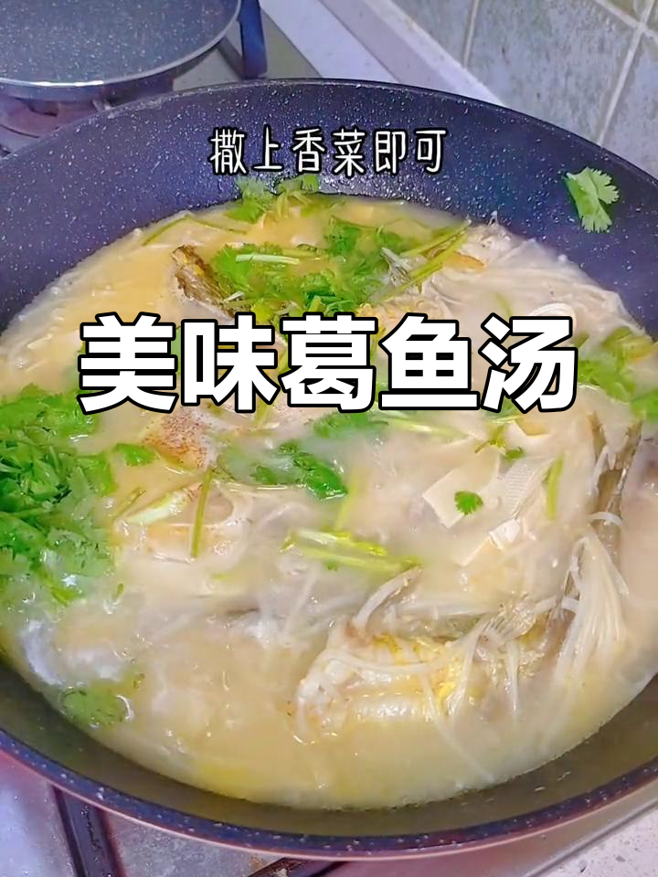 每周一碗葛鱼汤,鲜美无比,孩子最爱喝!