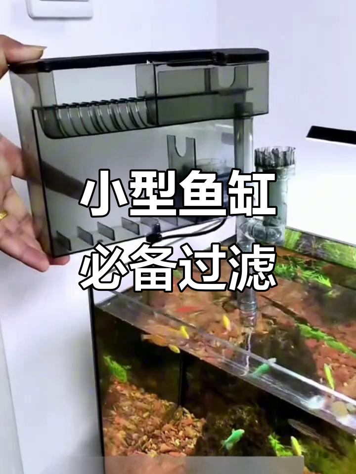 壁挂过滤器,轻松除油膜,适合小型鱼缸使用
