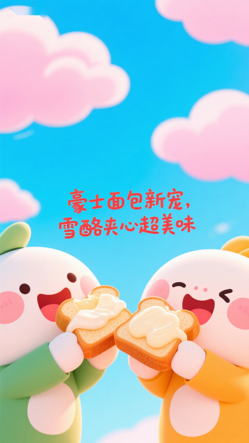 豪士面包新宠雪酪夹心超美味