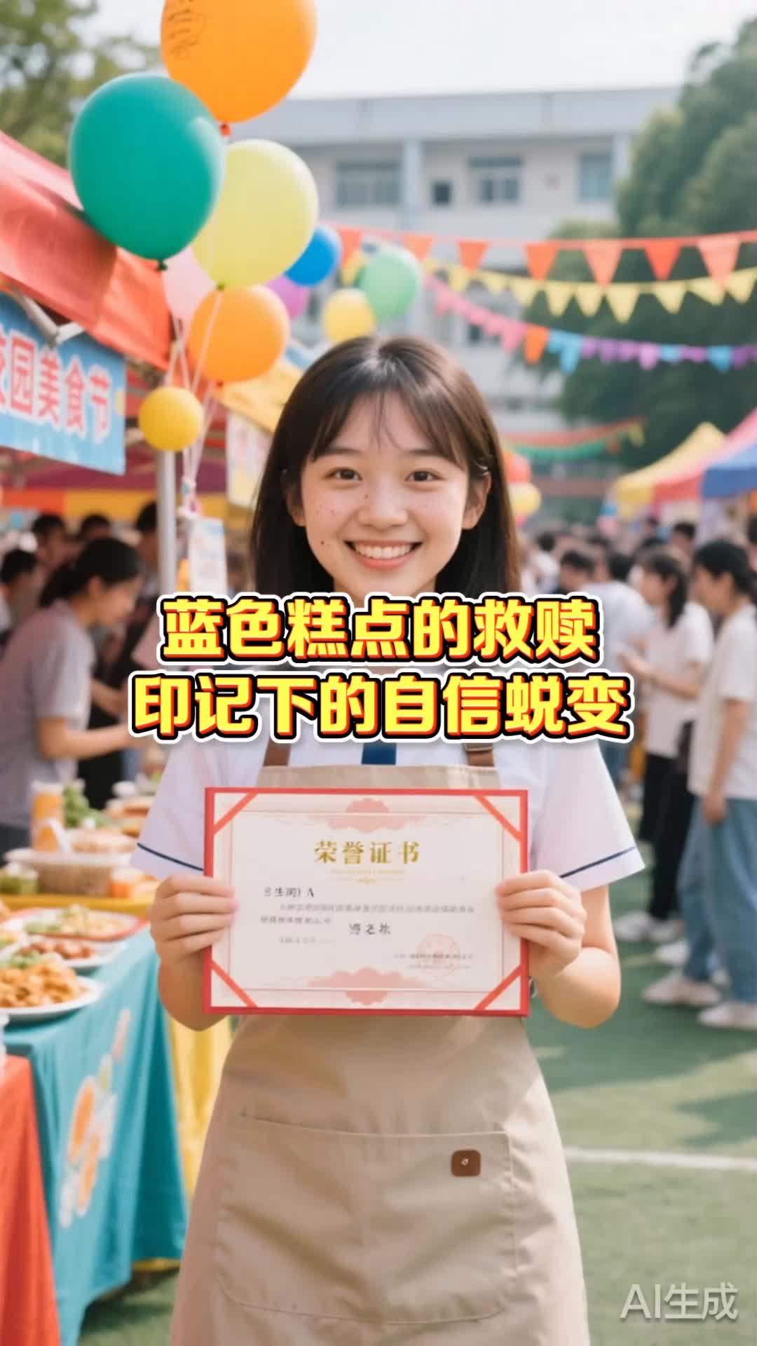 蓝色糕点的救赎，印记下的自信蜕变