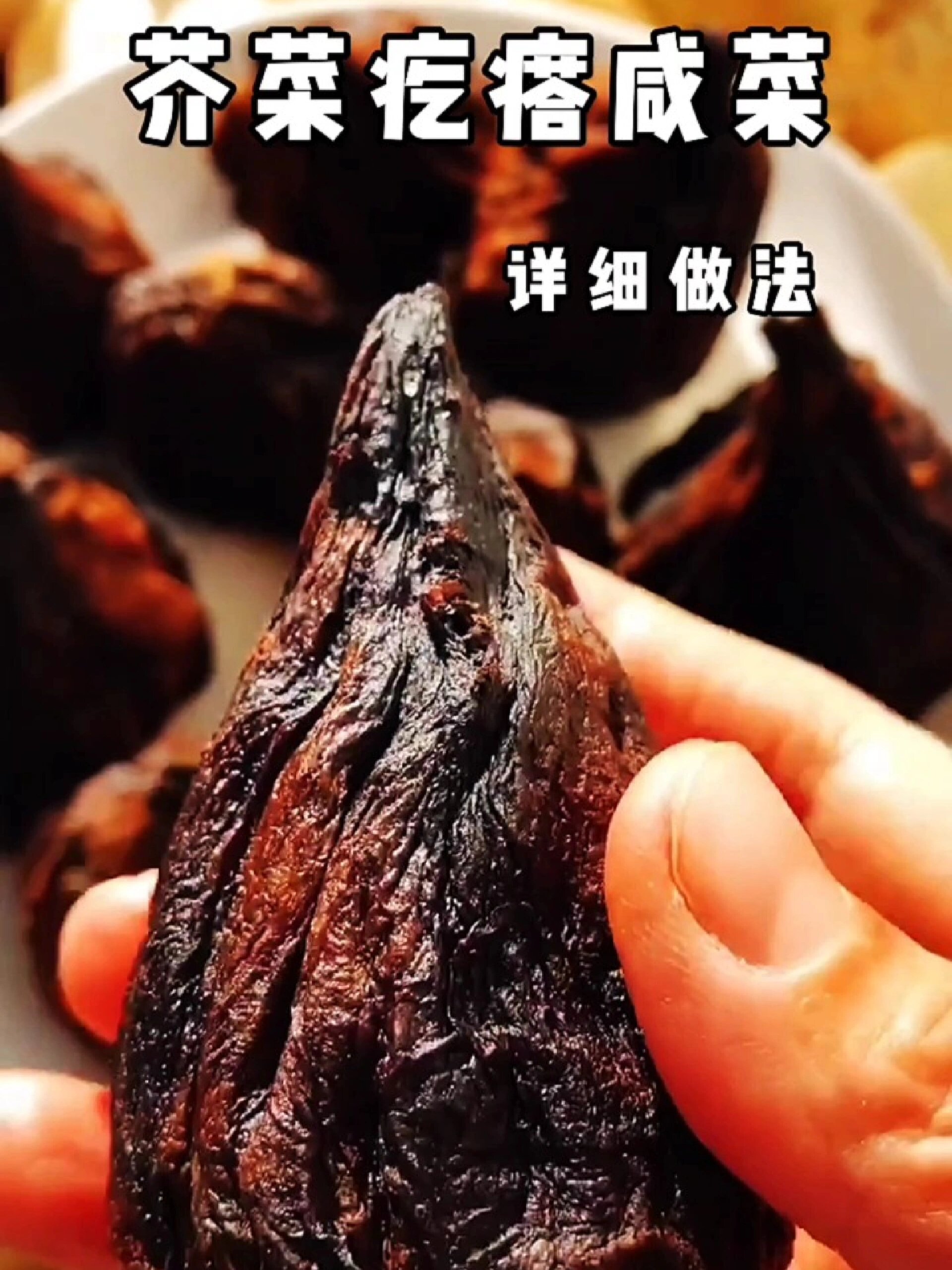 芥菜疙瘩咸菜教程来了