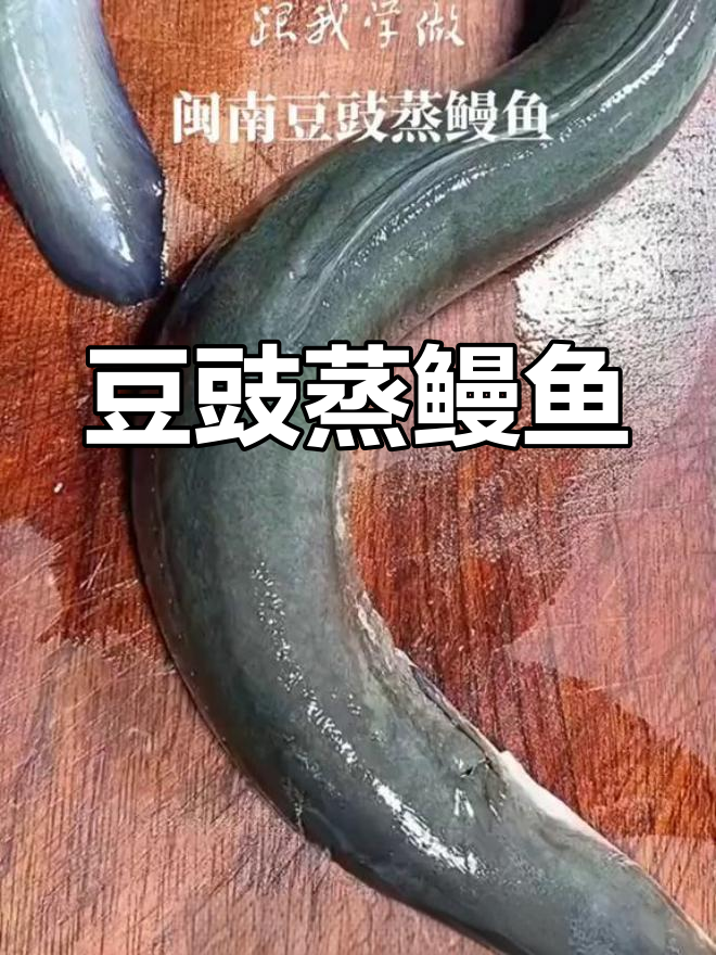 闽南风味豆豉蒸鳗鱼,简单又美味