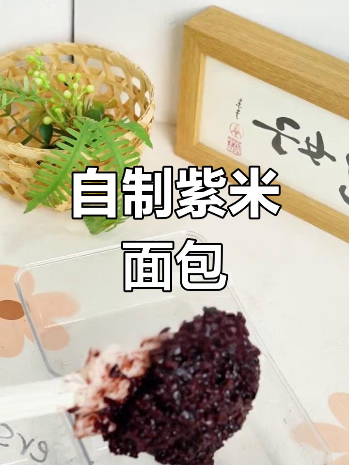 紫米变美味面包,轻松学做