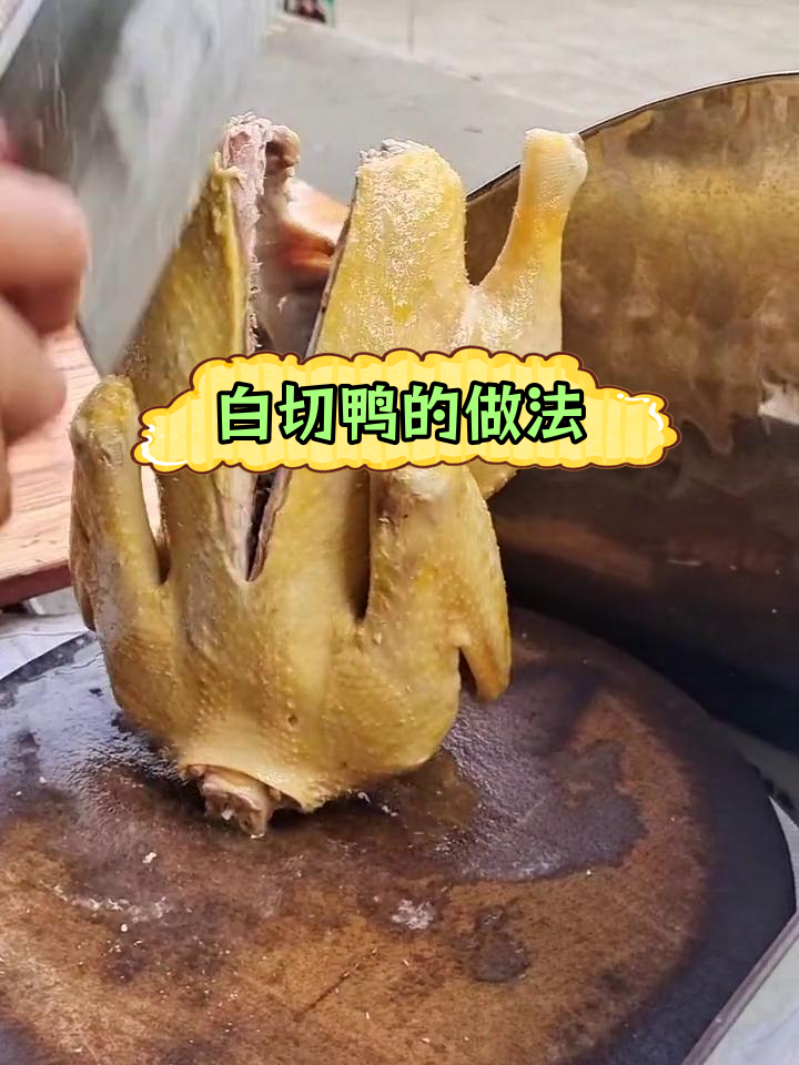 煮白切鸭的完美做法,老鸭子更美味