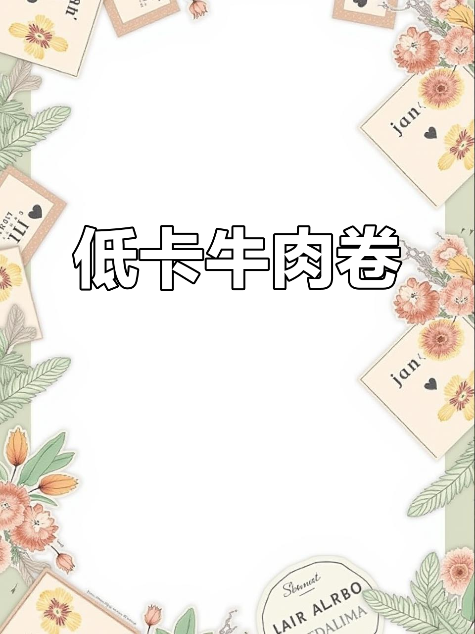 假期做牛肉卷饼,低卡又满足,粗粮搭配超好吃!