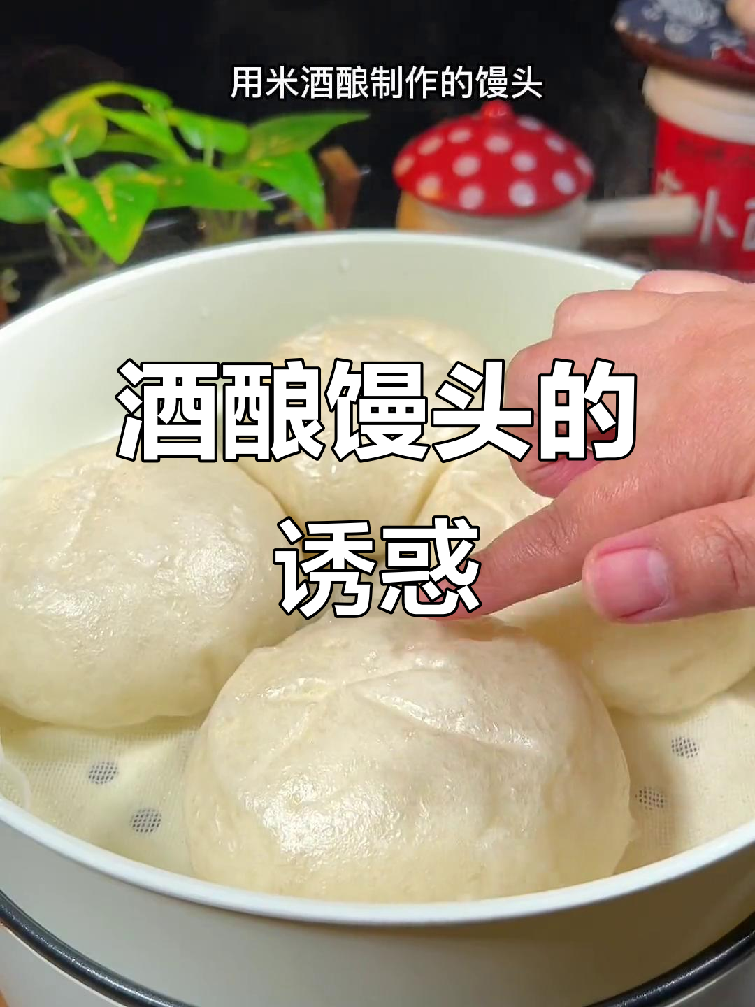 桐庐酒酿馒头,松软香甜,老少皆宜,回味无穷