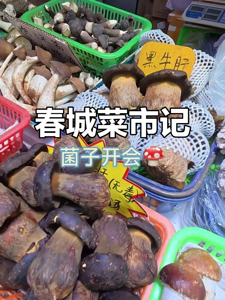 昆明菜市场,烟火气十足,美食与热闹并存!