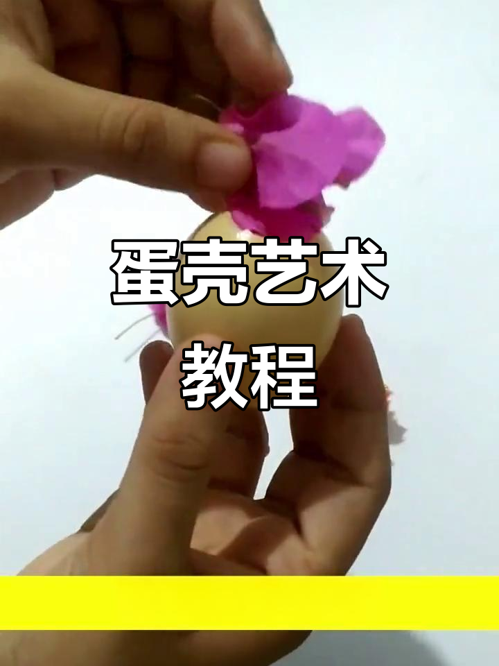 鸡蛋壳变艺术品，简单步骤教你做完美郁金香